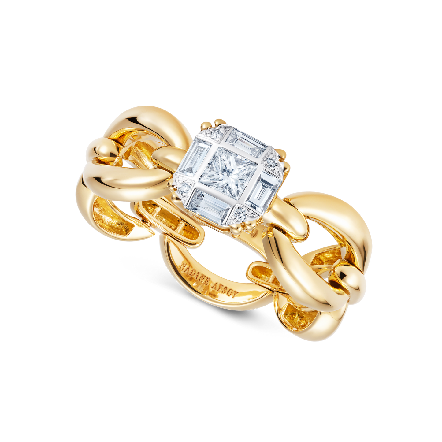 Catena Petite Diamond Illusion Asscher Ring
