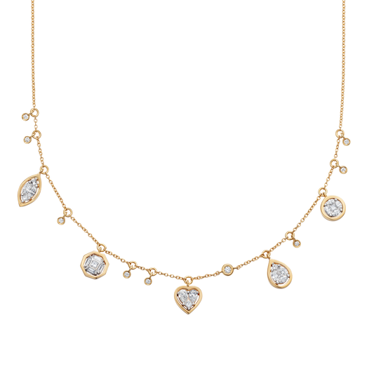 Catena Illusion Diamond Charm Necklace