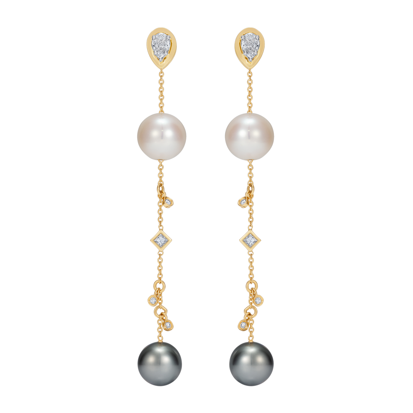 Catena Pearl Drop Earrings