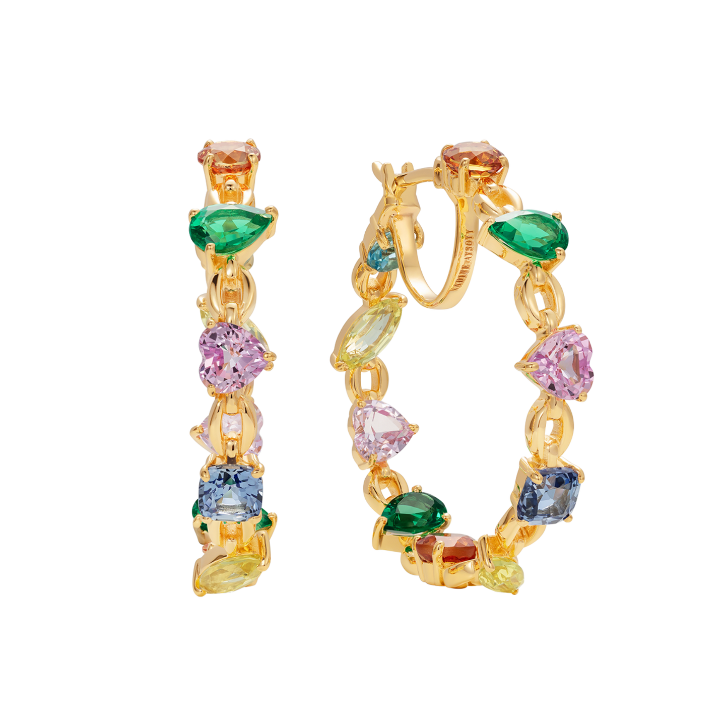 Catena Rainbow Hoop Earrings
