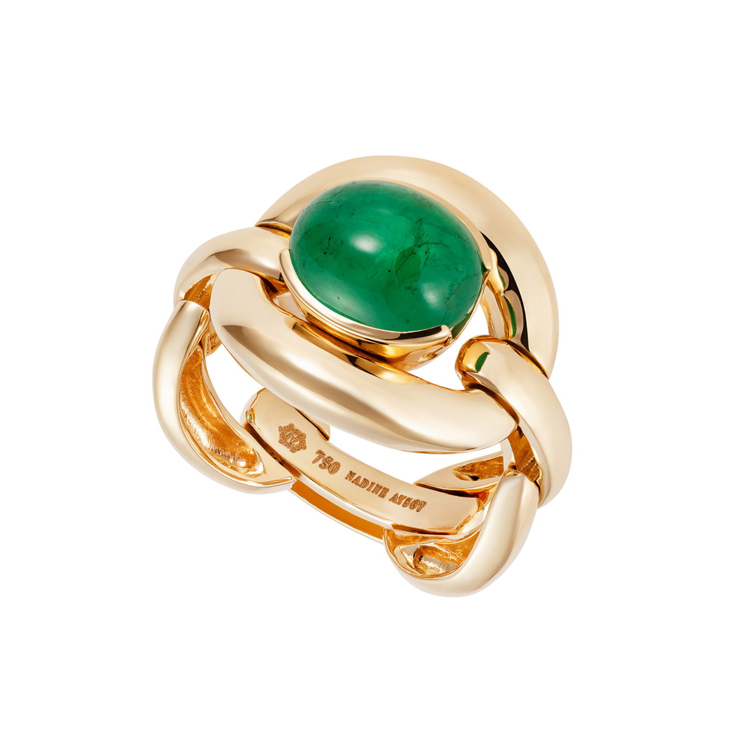Catena Emerald Cabochon Ring