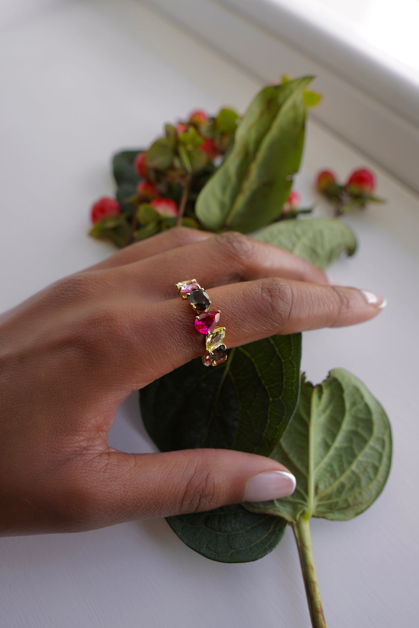 Catena Autumn Eternity Ring