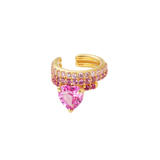 Le Cercle Ombre Pink Sapphire Ear Cuff