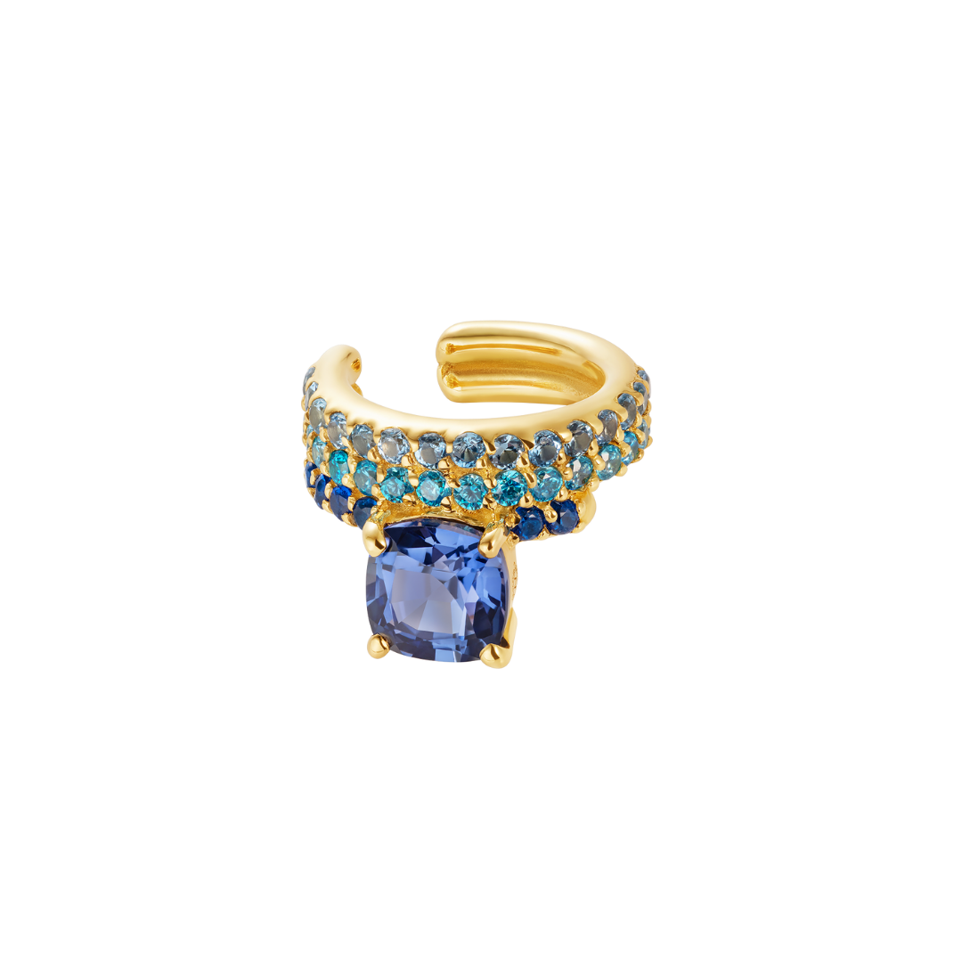 Le Cercle Ombre Blue Sapphire Ear Cuff