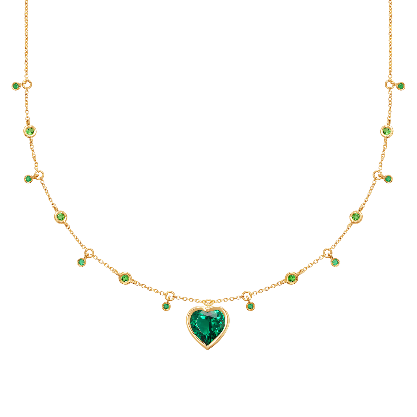 Le Cercle Infinity Emerald Necklace