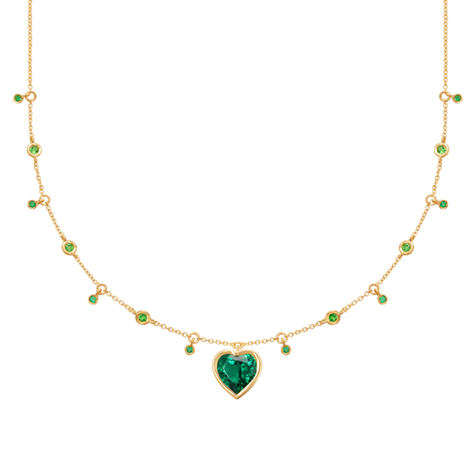 Le Cercle Infinity Emerald Necklace