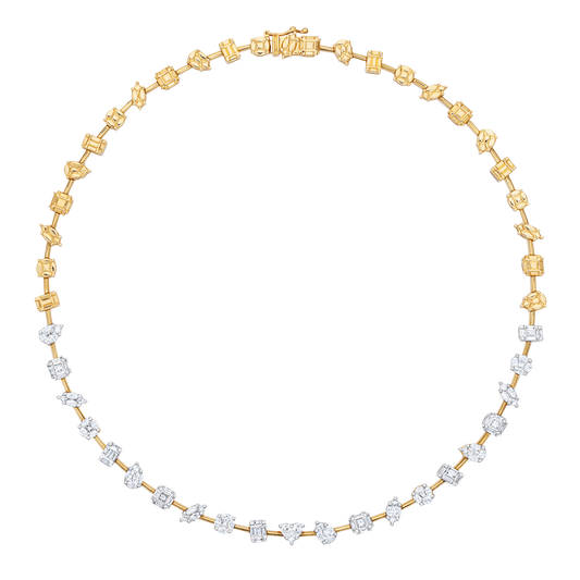 Le Cercle Floating Illusion Diamond Necklace