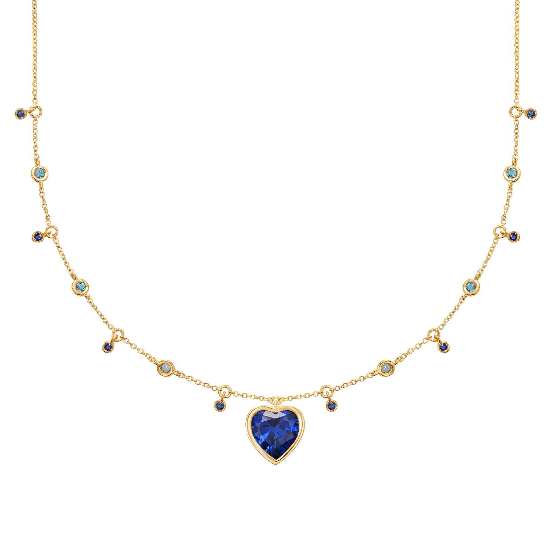 Infinity sapphire necklace discount