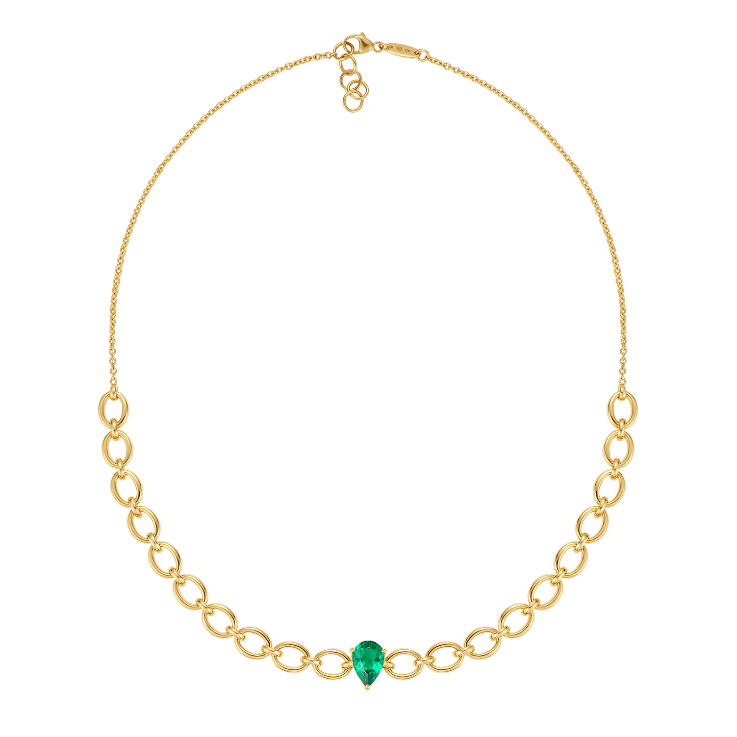 Catena Pear Cut Necklace