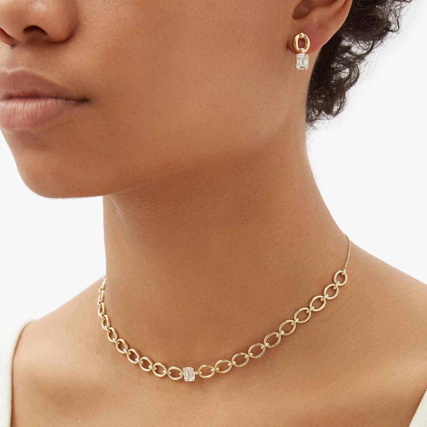 Catena Illusion Diamond Necklace
