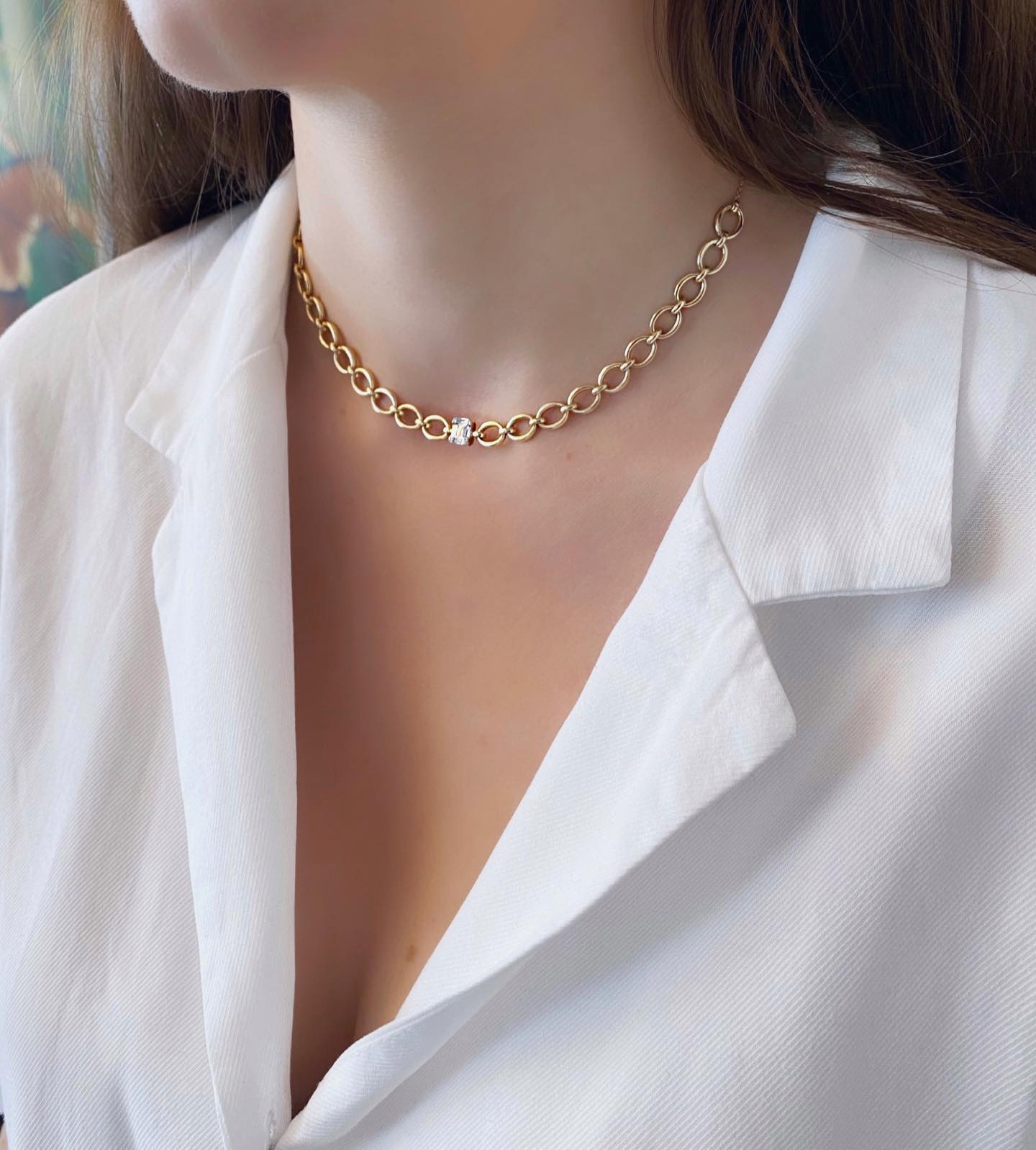 Catena Illusion Diamond Necklace