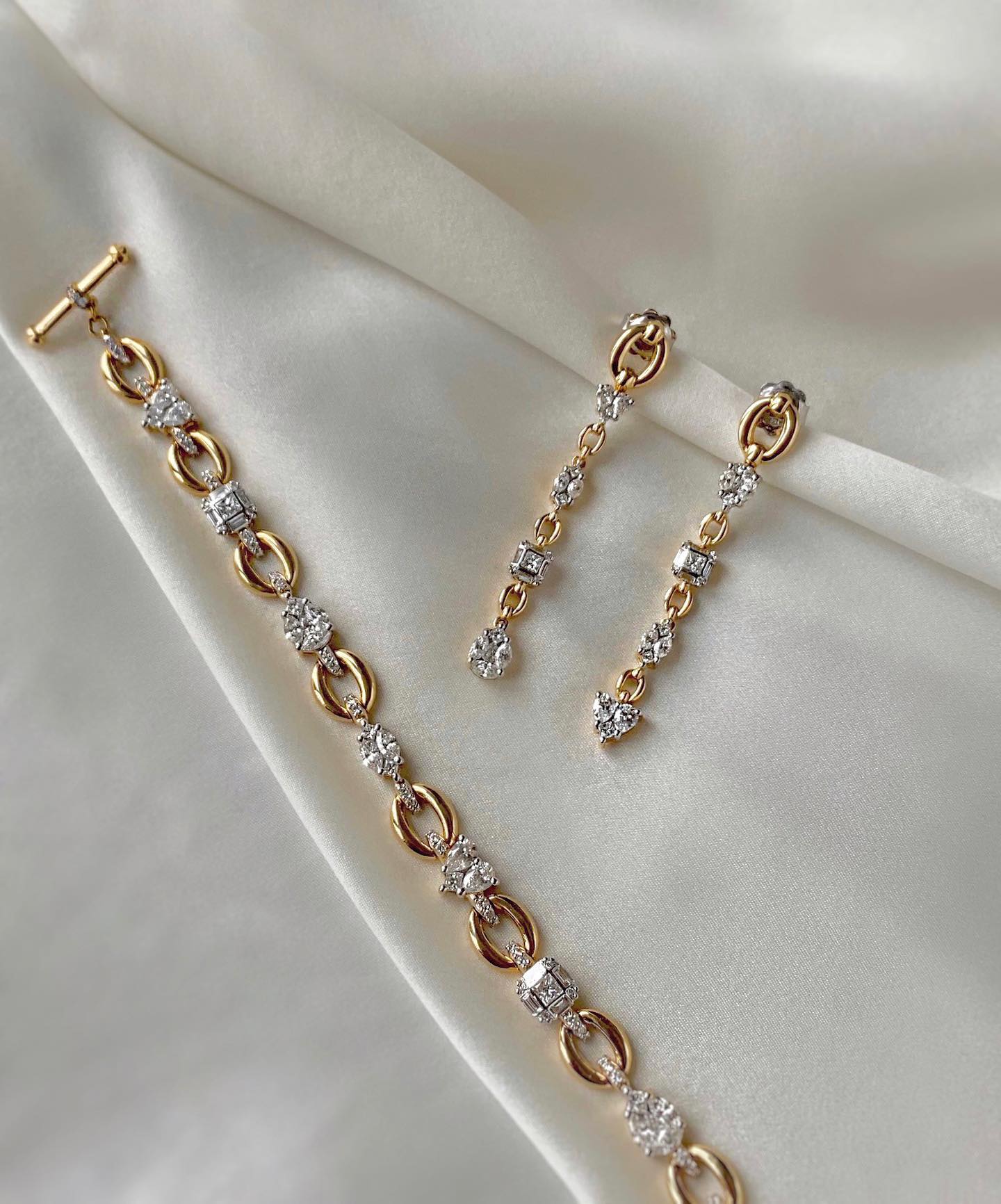 Catena Illusion Multistone Diamond Bracelet