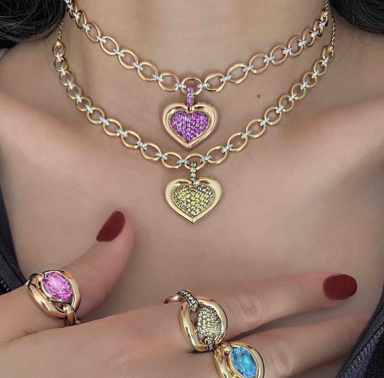 Catena Heart Charm Pendant