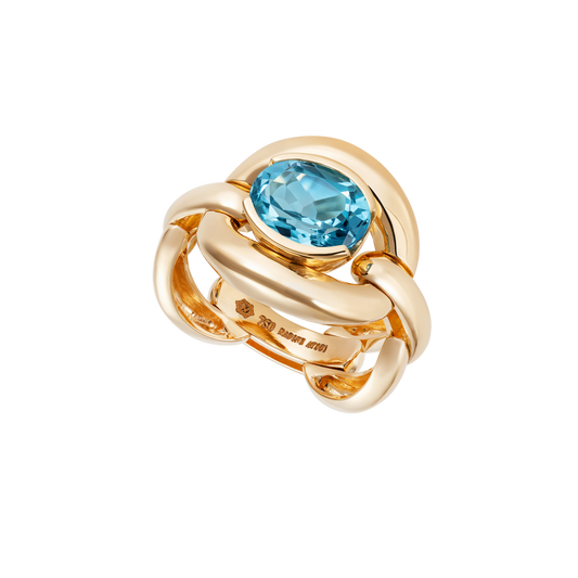 Catena Blue Topaz Ring