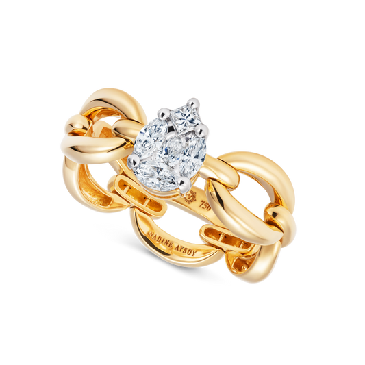 Catena Diamond Illusion Pear Diamond Ring