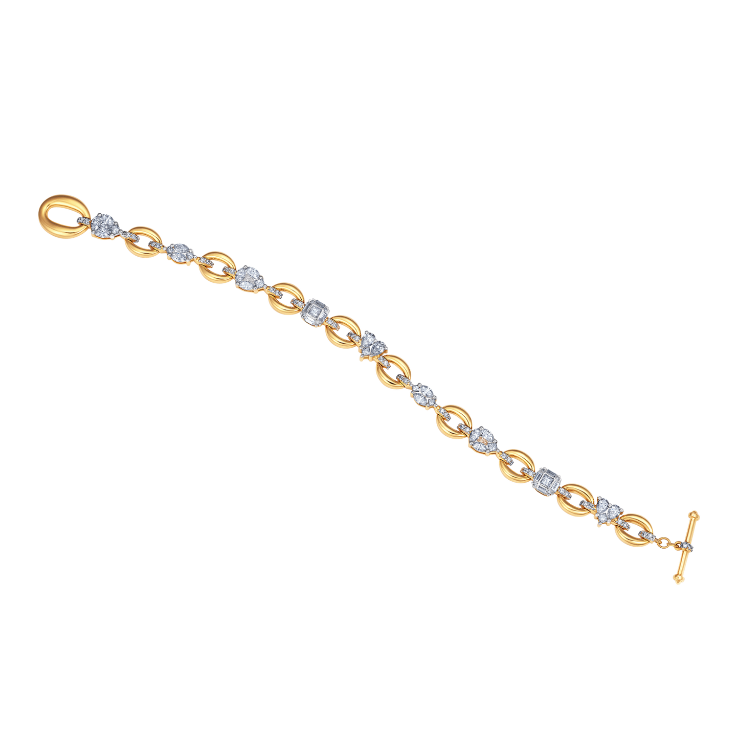 Catena Illusion Multistone Diamond Bracelet