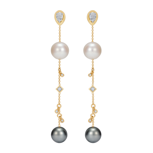 Catena Pearl Drop Earrings