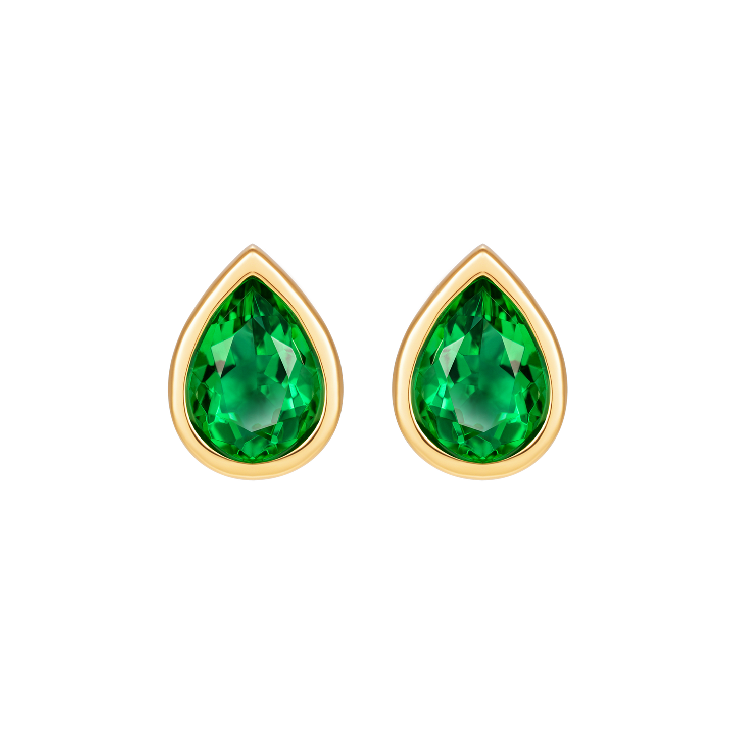 Catena Pear Cut Stud Earrings