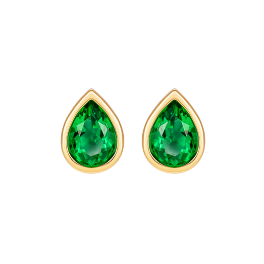 Catena Pear Cut Stud Earrings