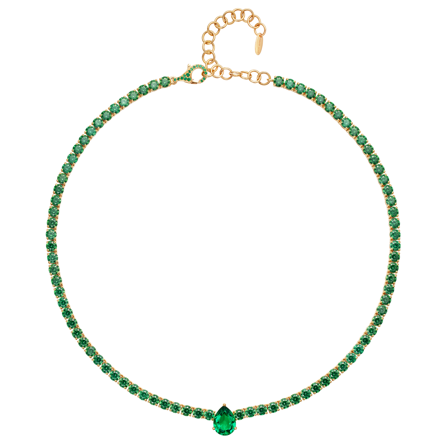 Le Cercle Tourmaline Tennis Necklace