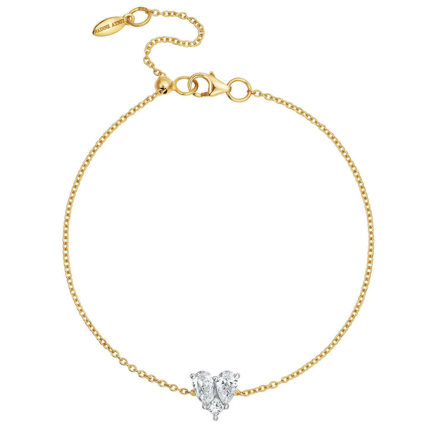 Catena Illusion Diamond Heart Bracelet