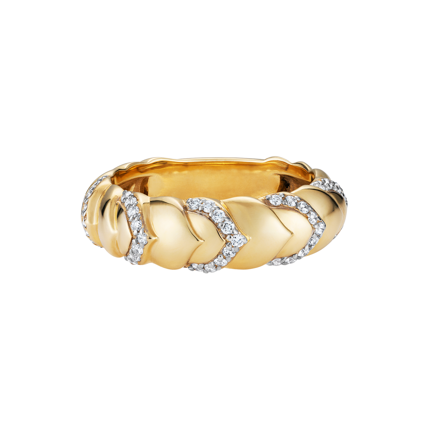 Cobra Stackable Diamond Ring