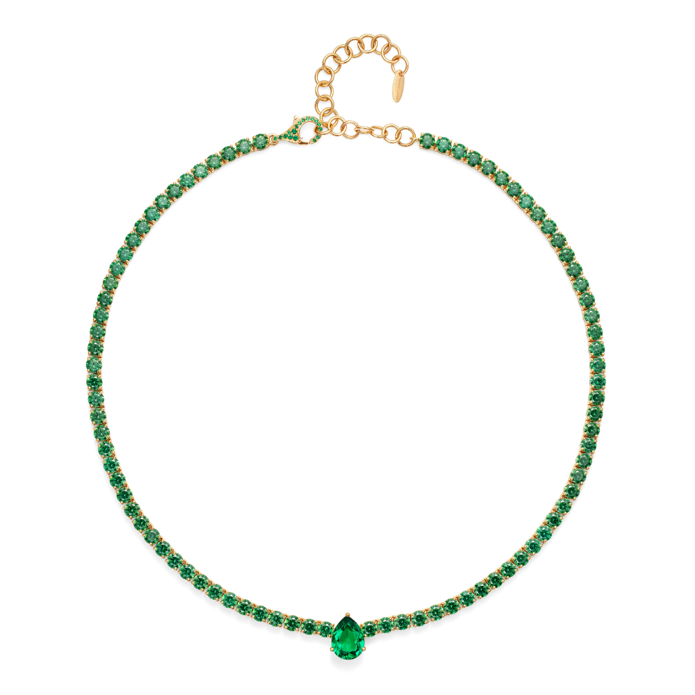 Le Cercle Tourmaline Tennis Necklace