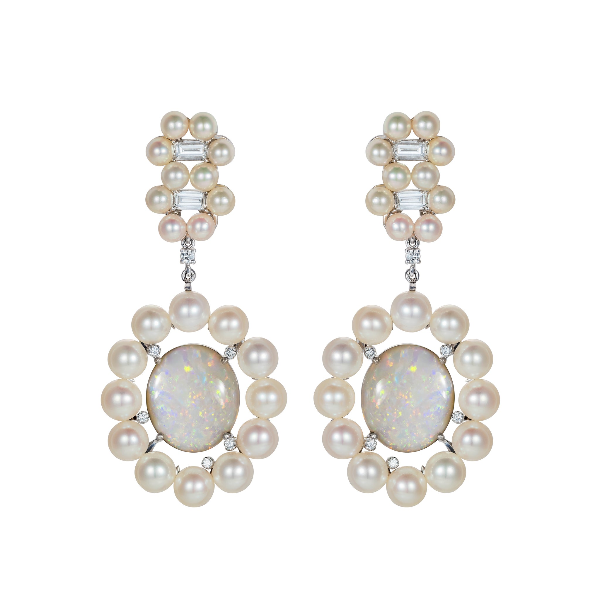 Elle Et Lui Opal Pearl Earrings Nadine Aysoy