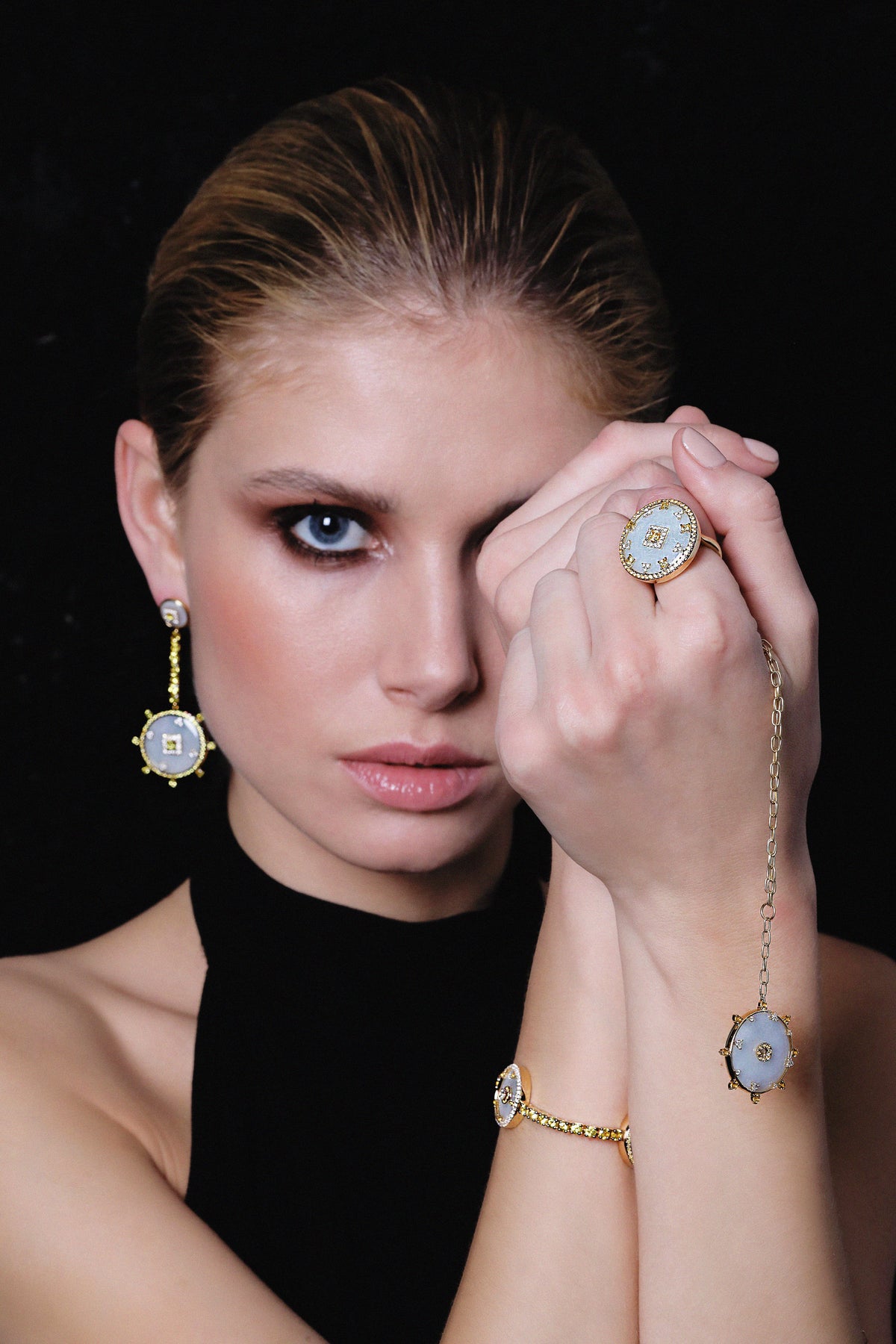 Celeste Yellow Sapphire Ring
