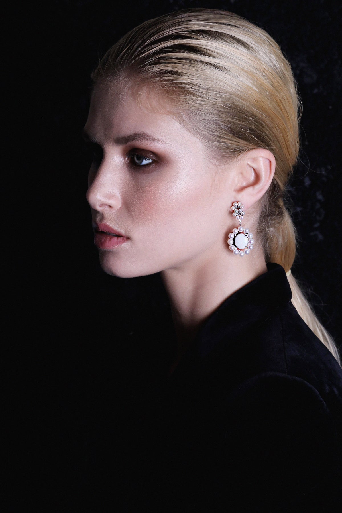 Elle Et Lui Opal &amp; Pearl Earrings