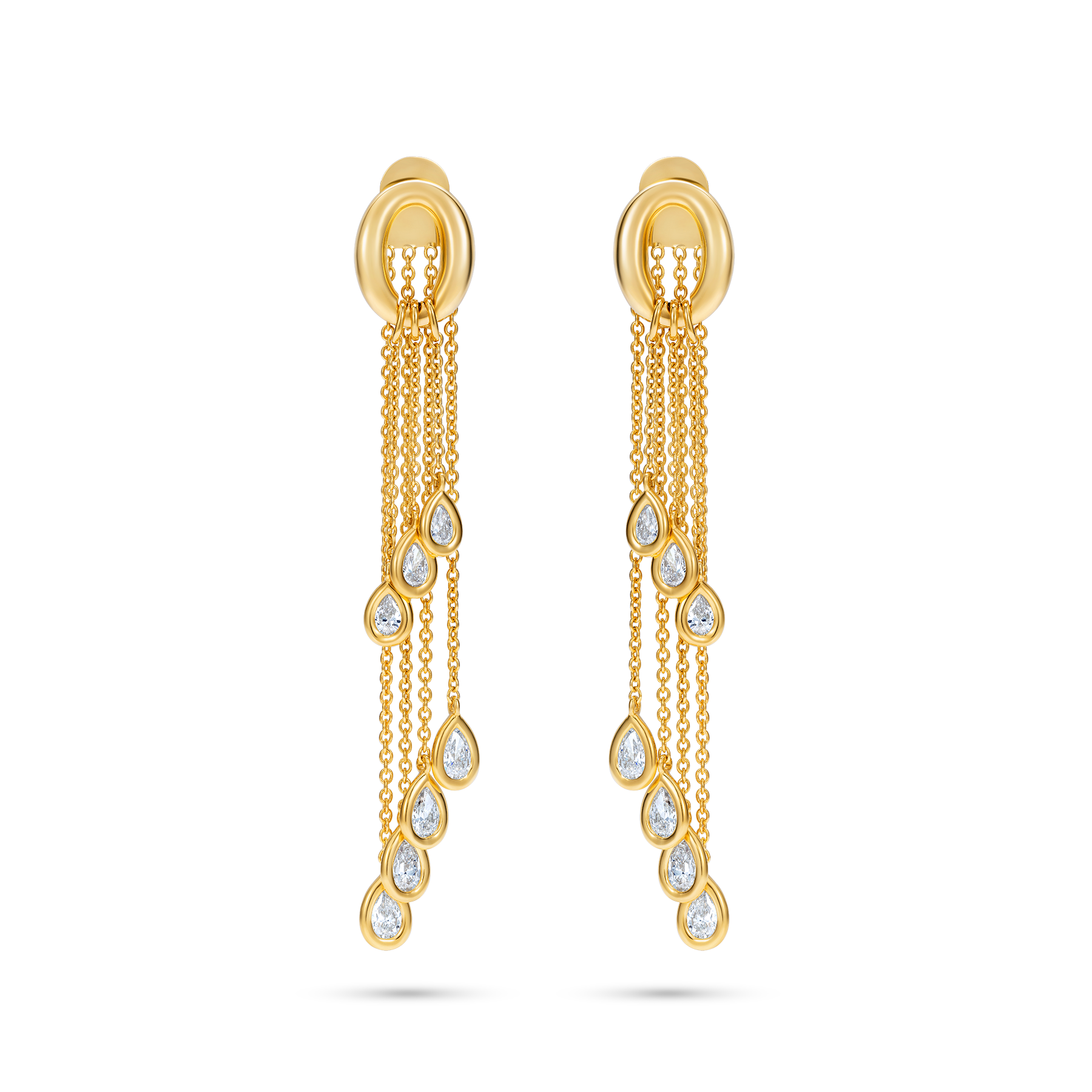 Sui dhaga sale diamond earrings