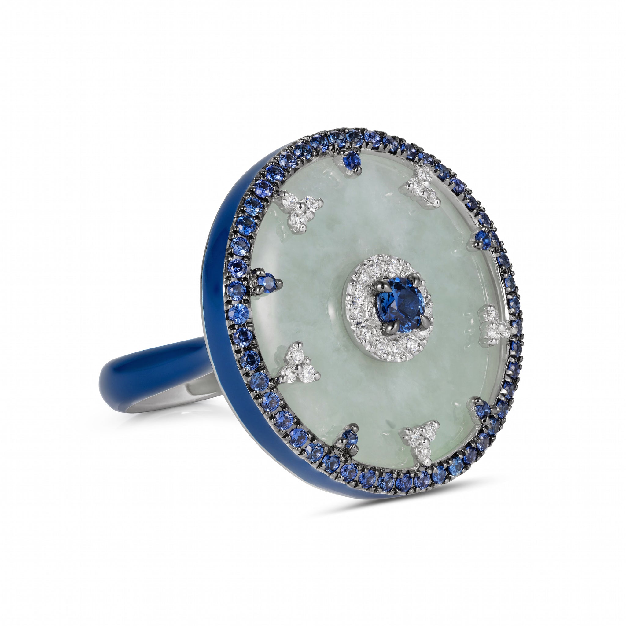 Blue jade clearance ring