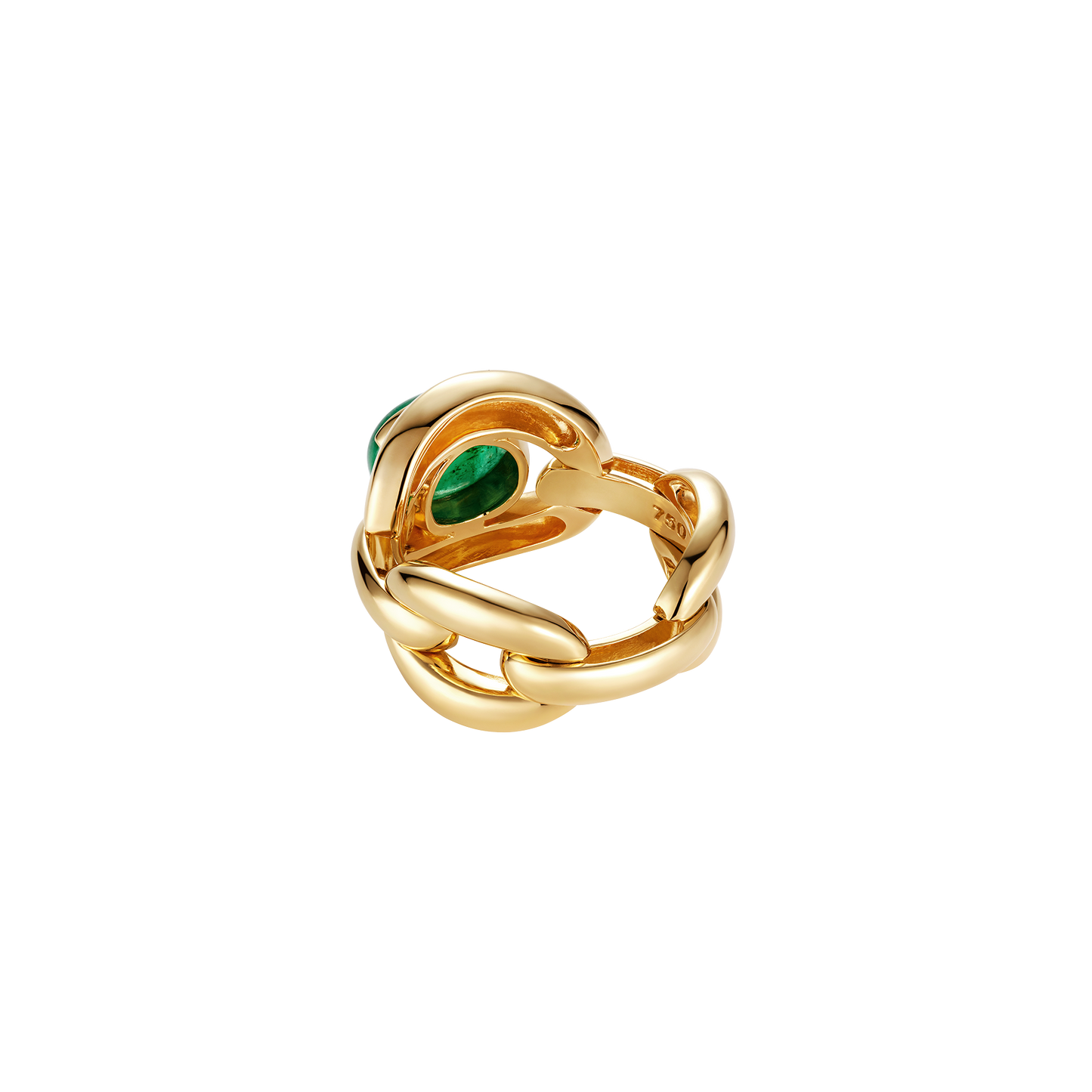 Catena Emerald Cabochon Ring