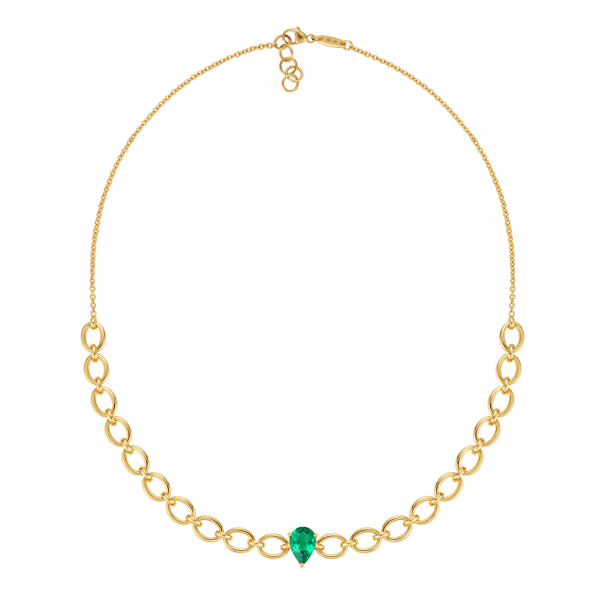 Catena Pear Cut Necklace
