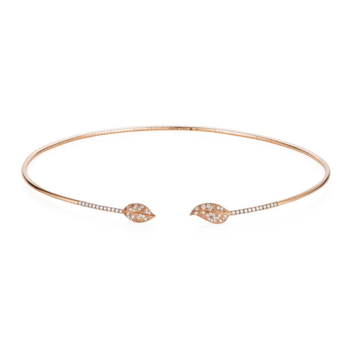 Petite Feuille Rose Choker