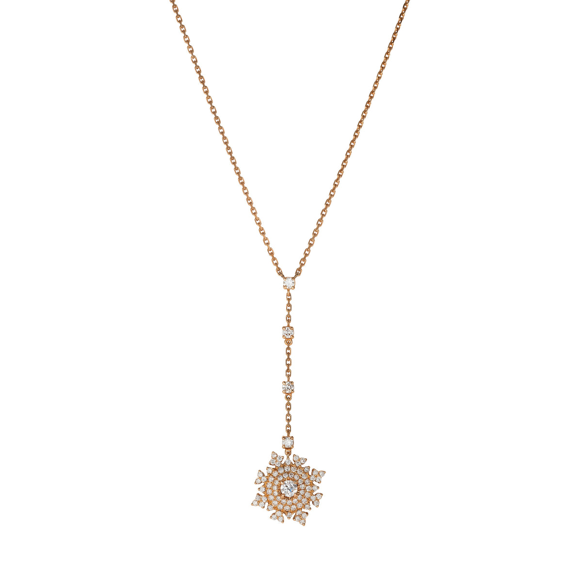 Petite Tsarina Rose Long Necklace